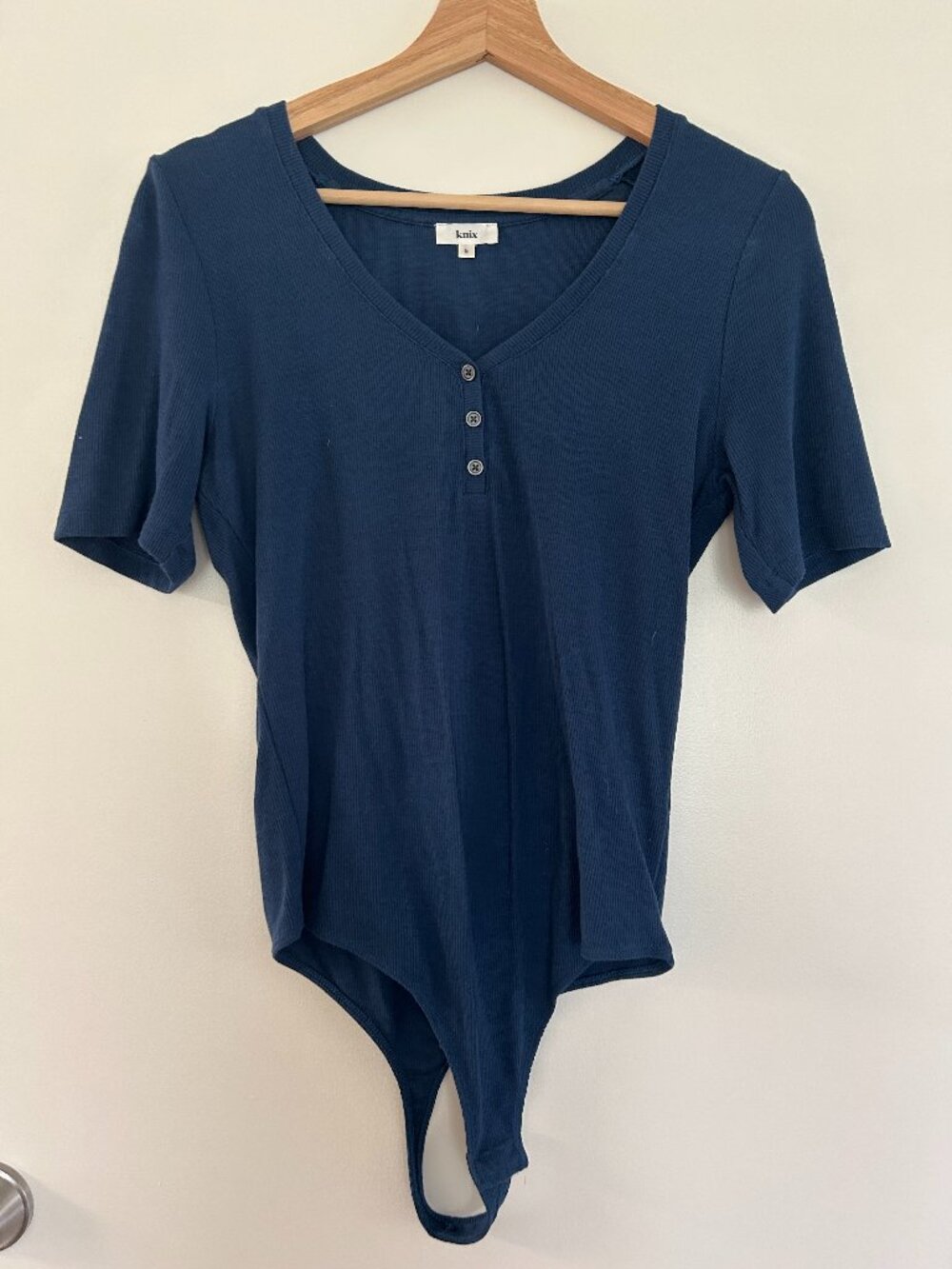 Knix Your Rib Henley Ribbed Bodysuit